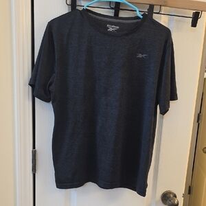 2/$6 Or $3/8 Bundle!! Reebok Men's Dark Gray Short Sleeve Tee Dri Fit Medium